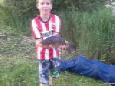 Vincent en PSV shirt euh Karper